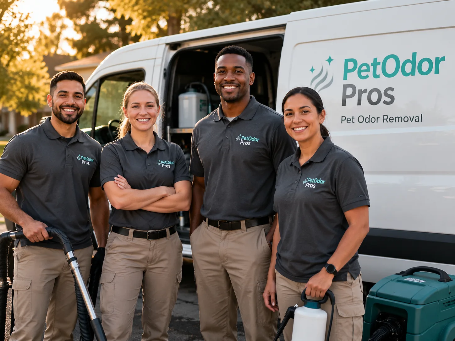 Pet Odor Removal team serving Enon, OH